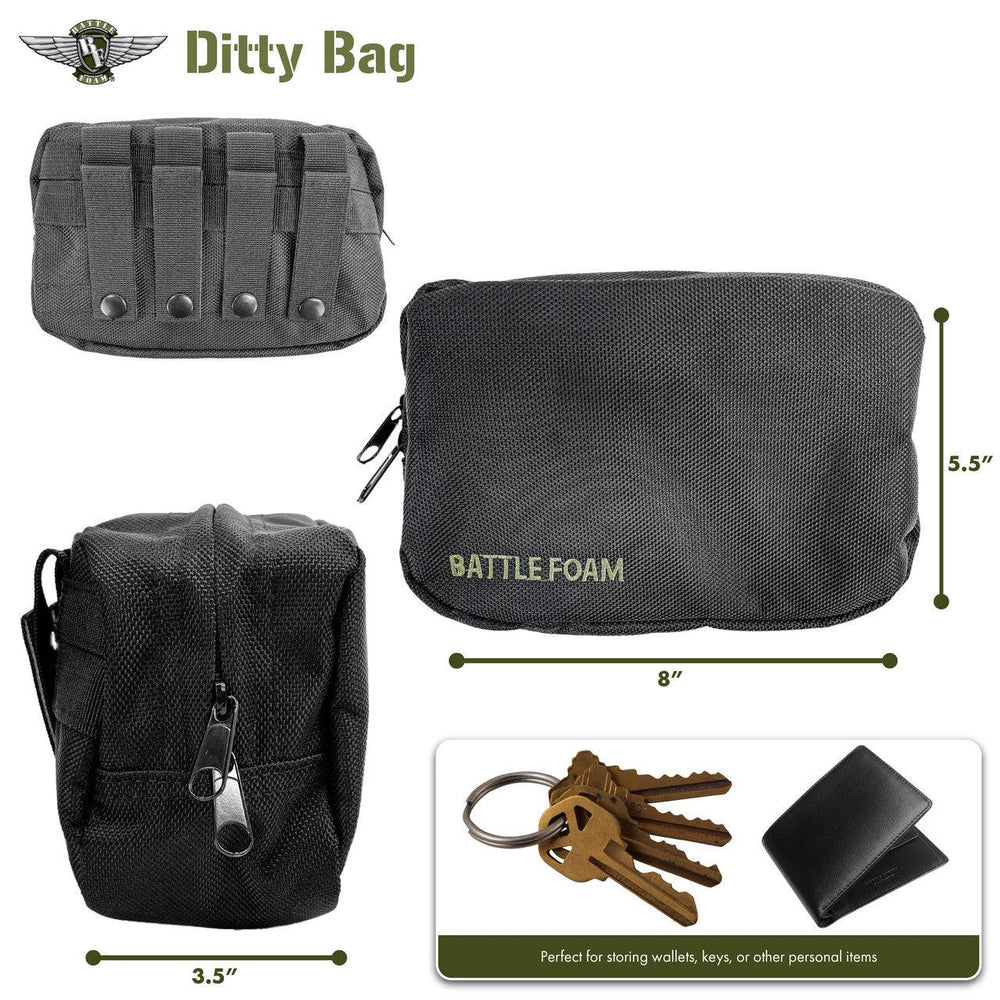 Ditty Bag P.A.C.K. Molle Accessory (Black) - ZZGames.dk