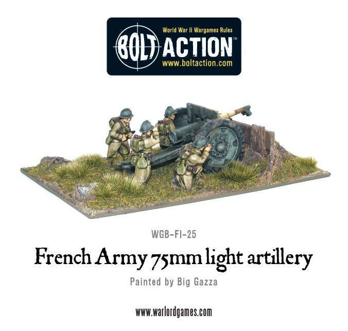 Early War French 75mm Gun - ZZGames.dk