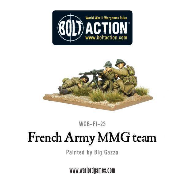 Early War French MMG Team - ZZGames.dk