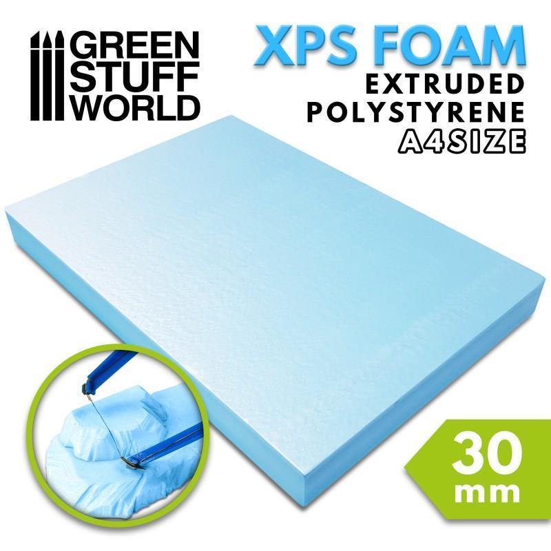 Extruded FOAM XPS 30mm - A4 size - ZZGames.dk