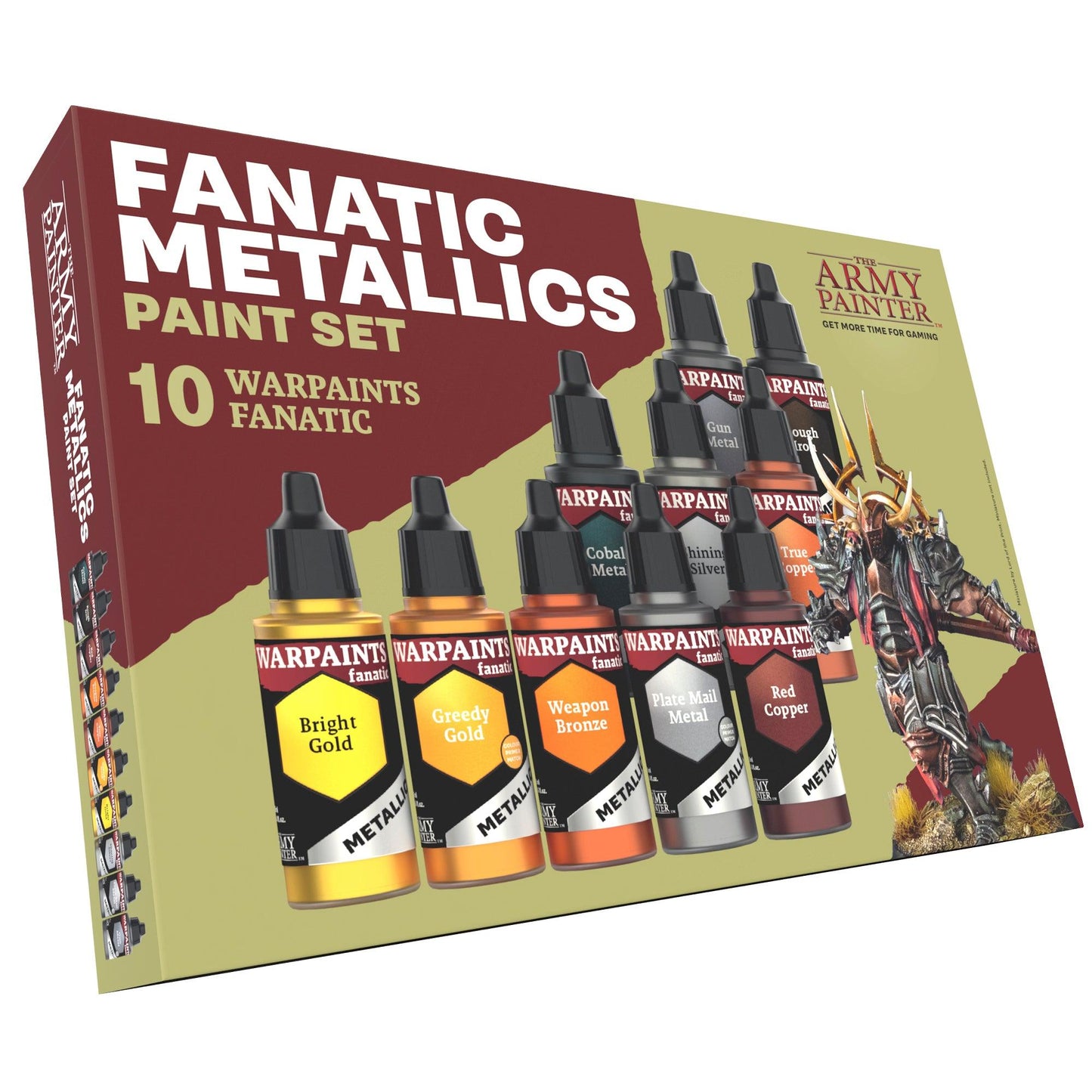 Fanatic Metallics Paint Set - ZZGames.dk