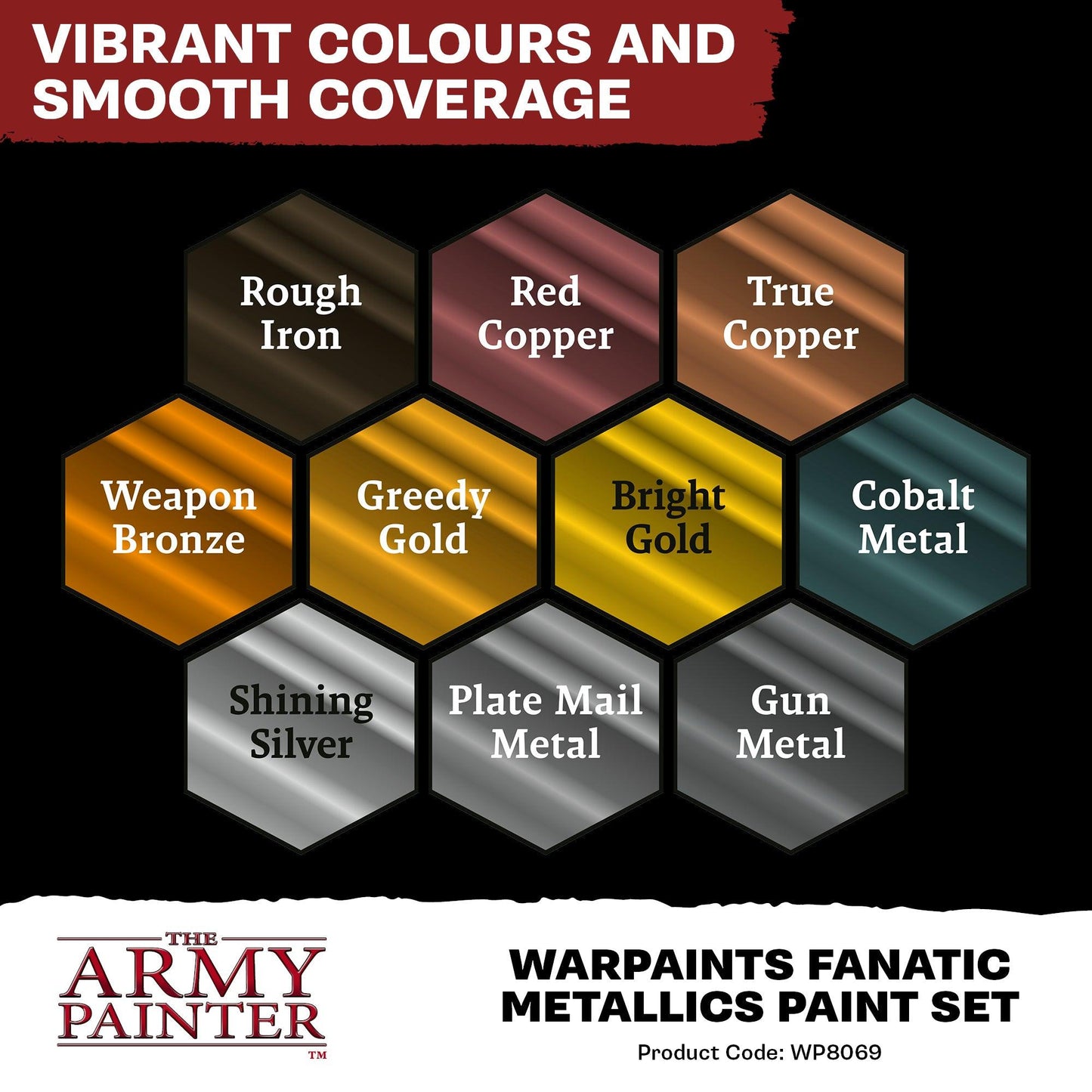 
                  
                    Fanatic Metallics Paint Set - ZZGames.dk
                  
                