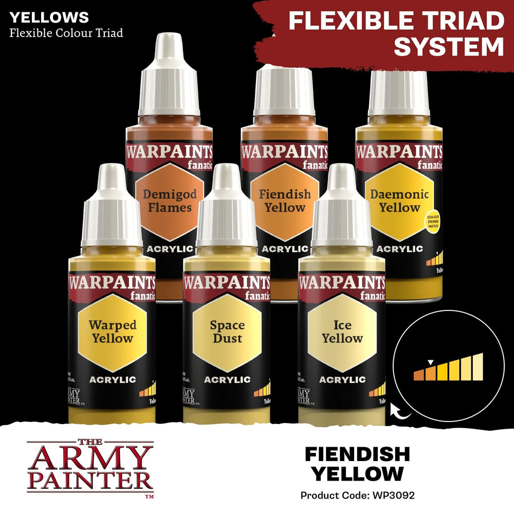 
                  
                    Fiendish Yellow (Warpaints Fanatic Acrylics) - ZZGames.dk
                  
                