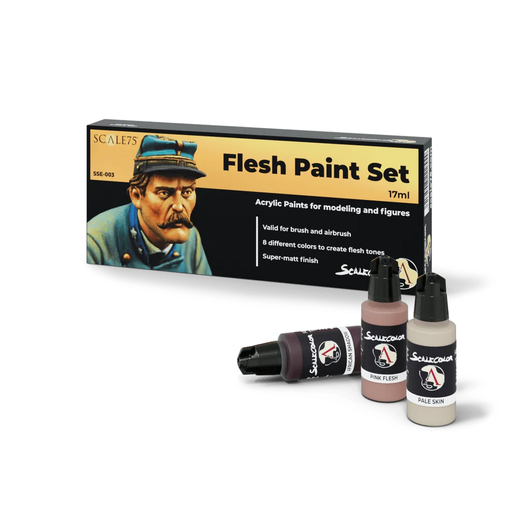 Flesh Paint Set (8x17ml) - ZZGames.dk