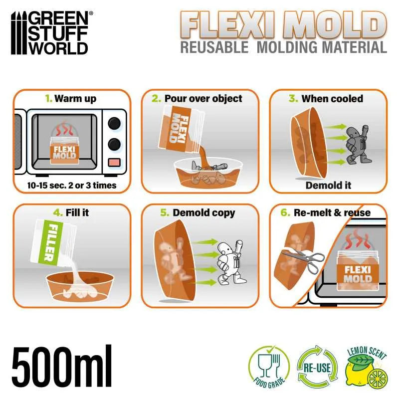 
                  
                    Flexi Mold - Reusable Molding Material
                  
                