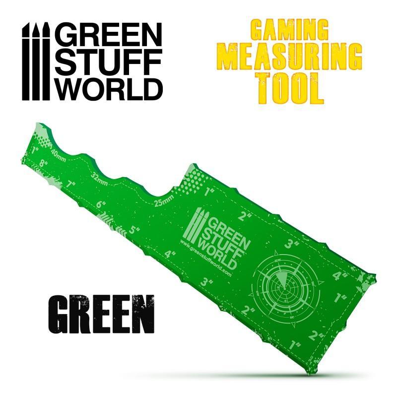 Gaming Measuring Tool - green 8 inches - ZZGames.dk