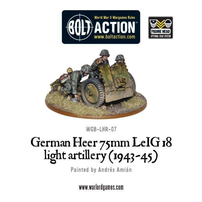 German Heer 75mm LEiG 18 Artillery - ZZGames.dk