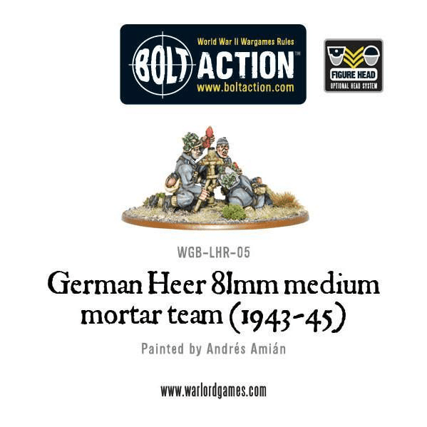 German Heer 81mm Medium Mortar - ZZGames.dk