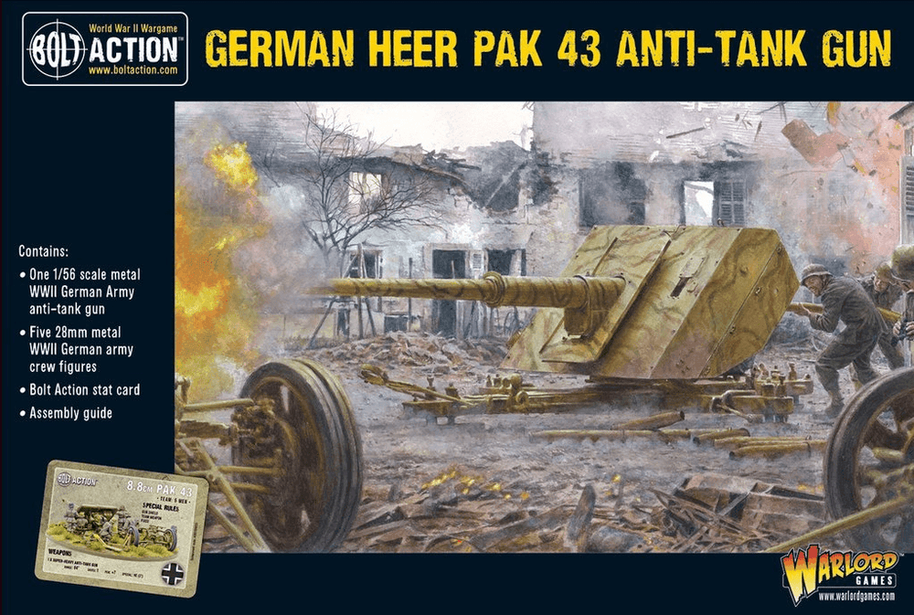 German Heer Pak 43 anti-tank gun - ZZGames.dk