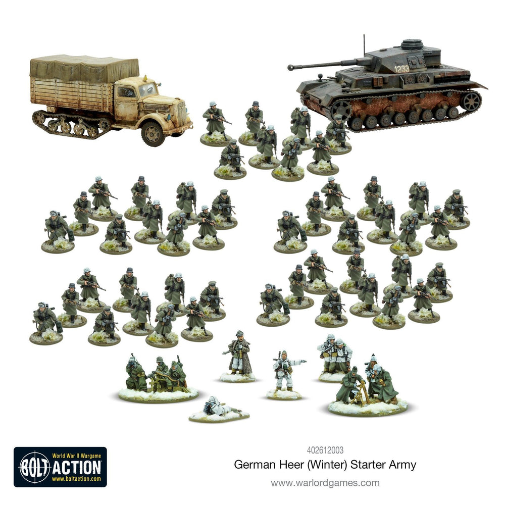 German Heer (Winter) starter army - ZZGames.dk