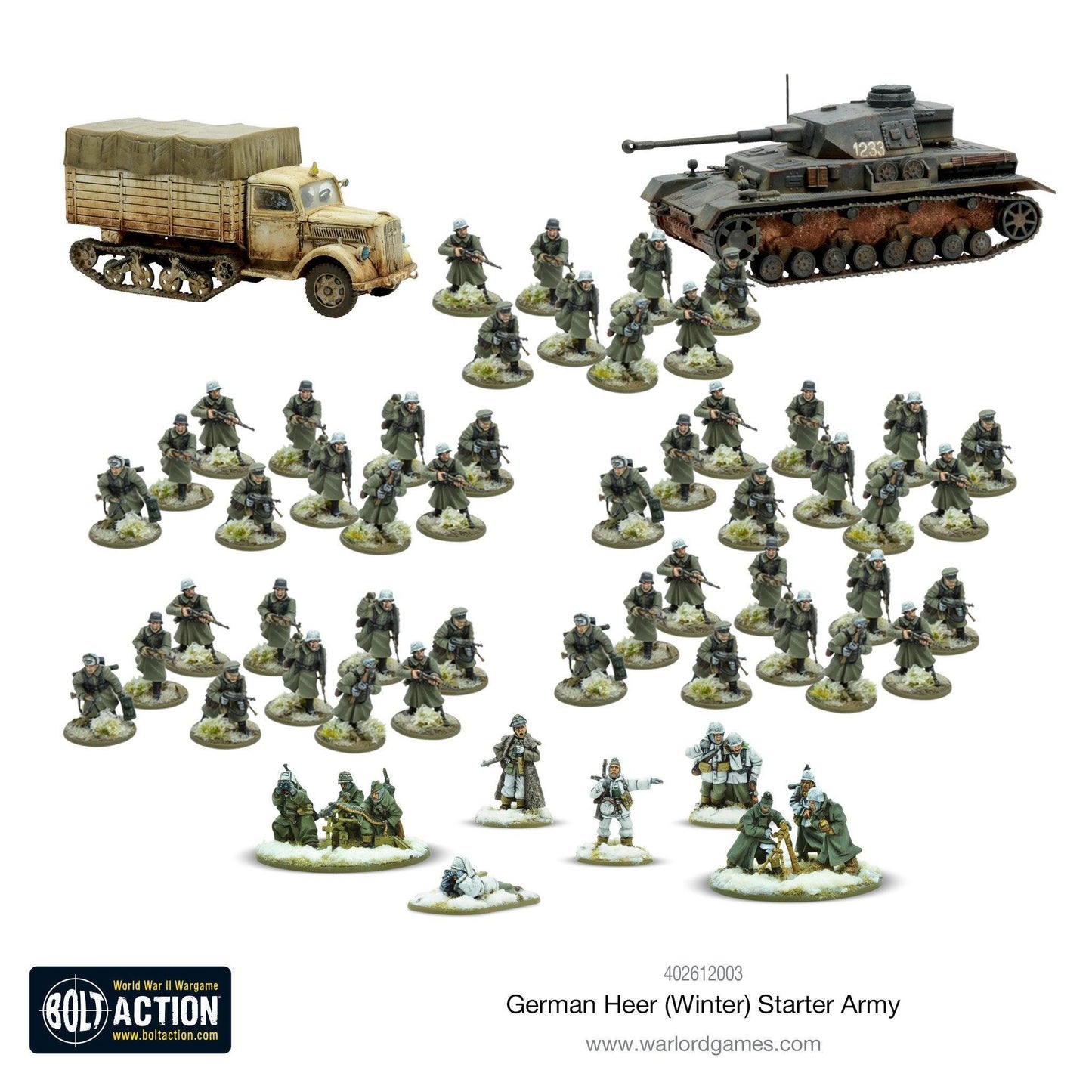 German Heer (Winter) starter army - ZZGames.dk