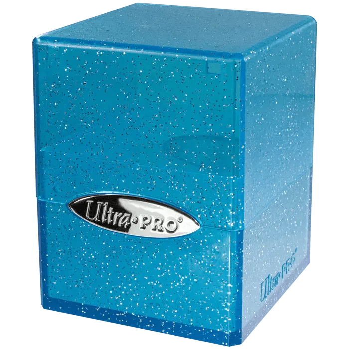 Glitter Satin Cube Blue - ZZGames.dk