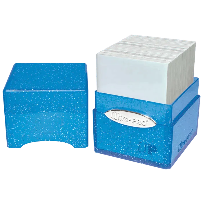 Glitter Satin Cube Blue - ZZGames.dk