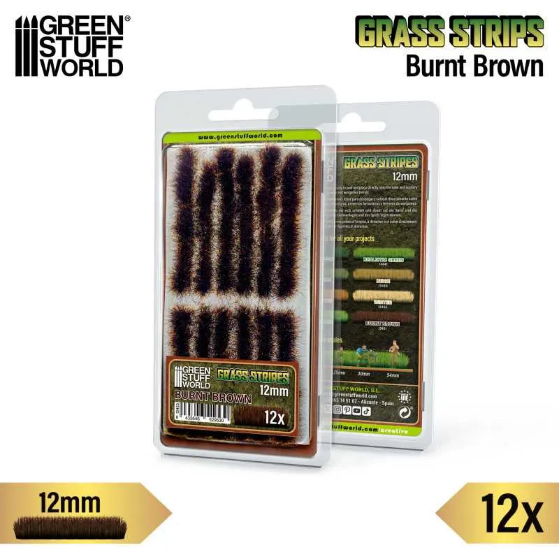 Grass Strips 12 mm - Burnt Brown