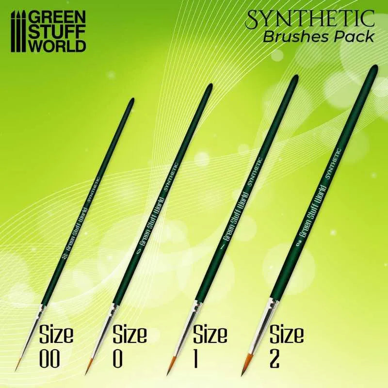 GREEN SERIES Synthetic Brush Set - ZZGames.dk