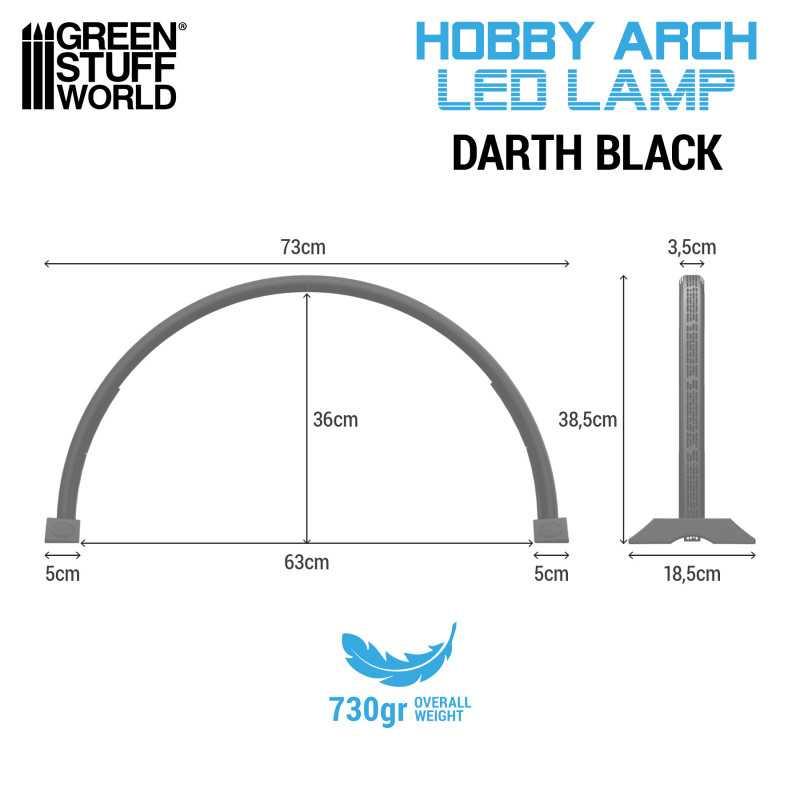 Hobby Arch LED Lamp - Darth Black - ZZGames.dk