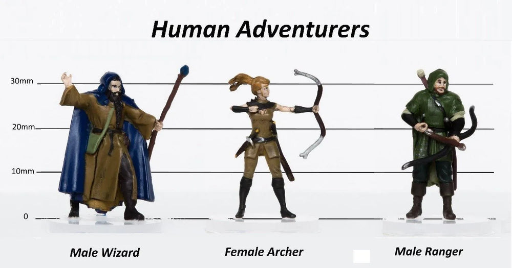 Human Adventurers Group Set B - ZZGames.dk