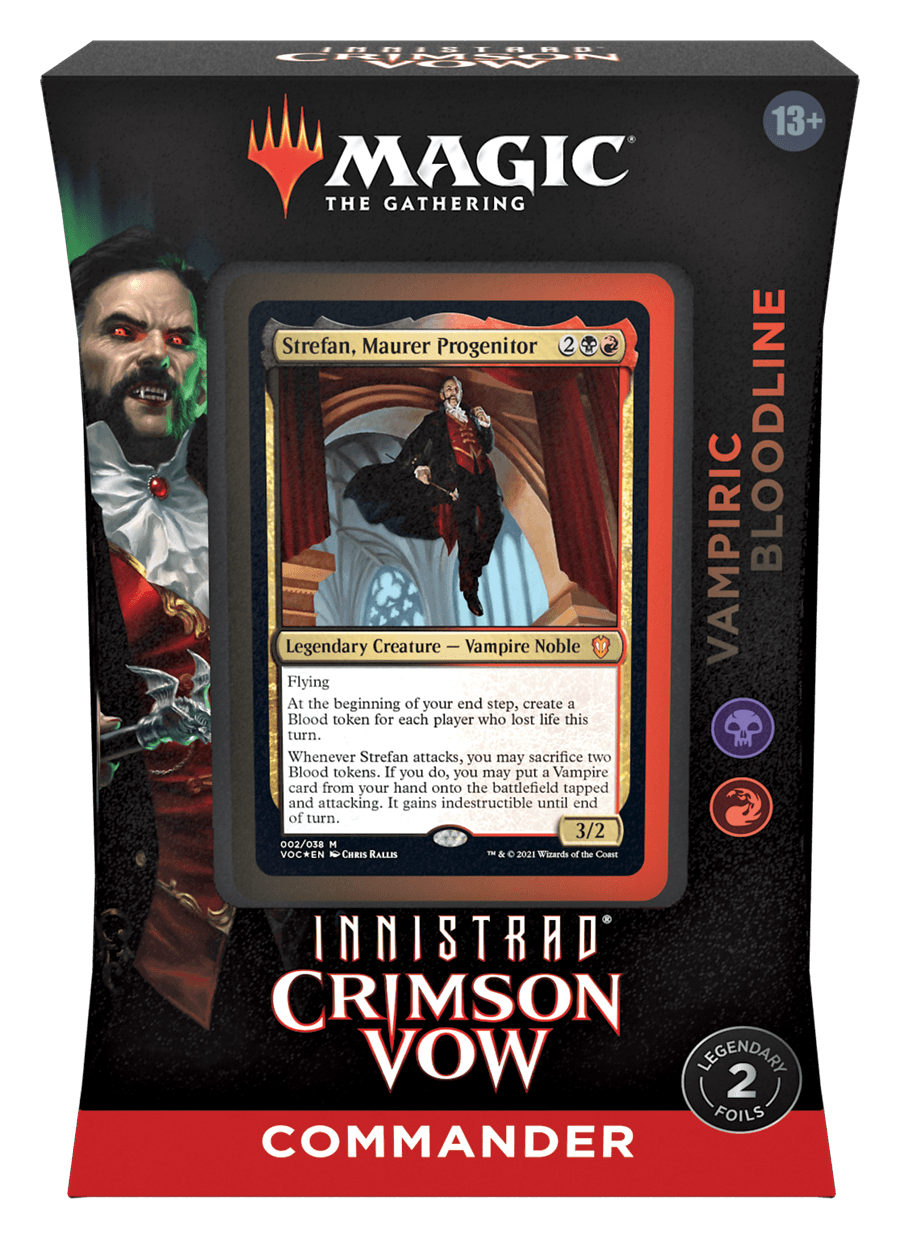 Innistrad: Crimson Vow Commander Deck - Vampiric Bloodline - ZZGames.dk