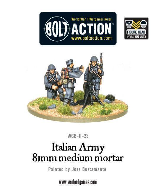 Italian Army Medium mortar team - ZZGames.dk