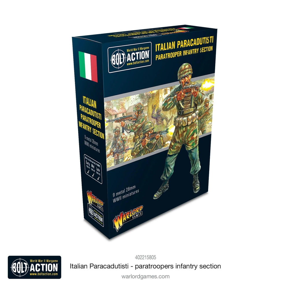 Italian Paracadutisti paratrooper infantry section - ZZGames.dk