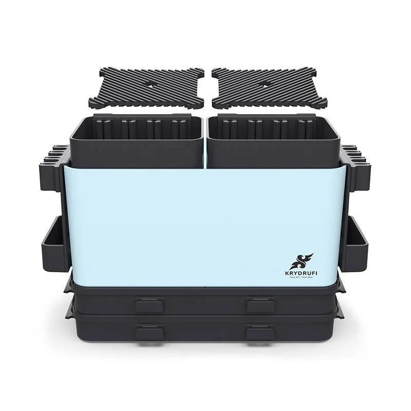 All in One Modular Box Standard Set Wet Palette Edition (Blue/Black)