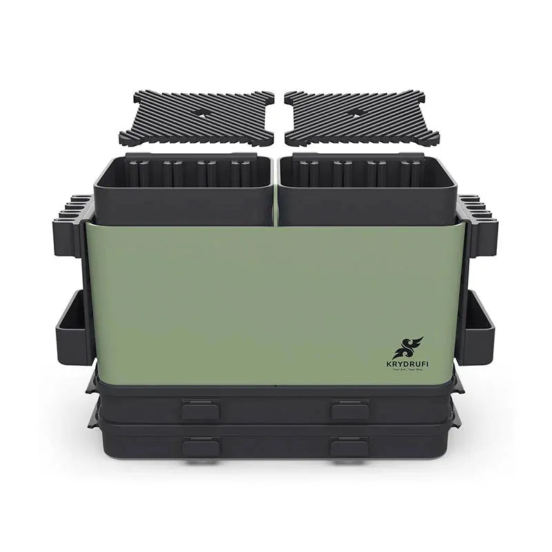 All in One Modular Box Standard Set Wet Palette Edition (Green/Black)