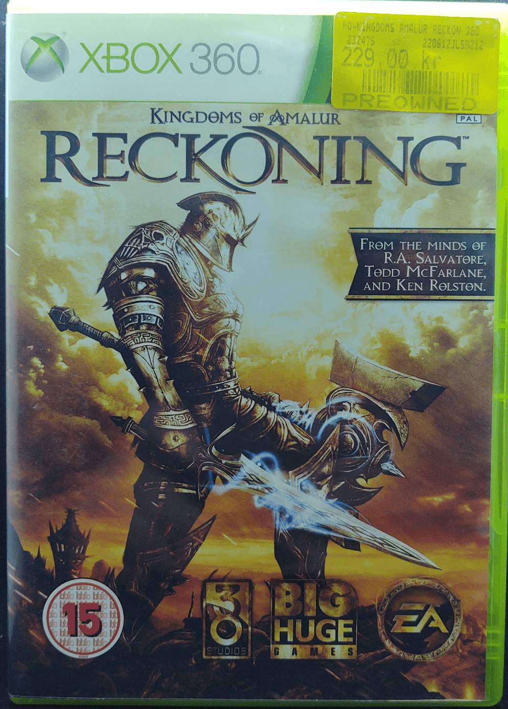 Kingdom of Amalur Reckoning (u. manual) - ZZGames.dk