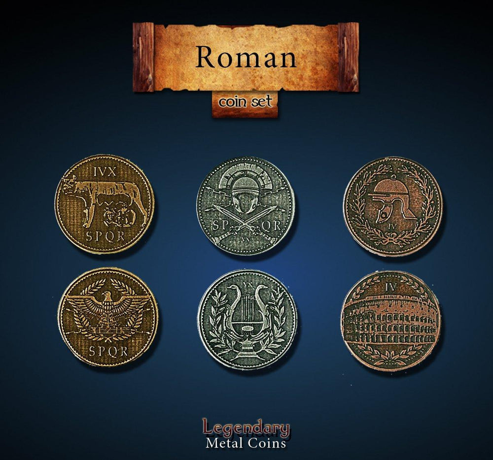 Legendary Metal Coins: Roman - ZZGames.dk