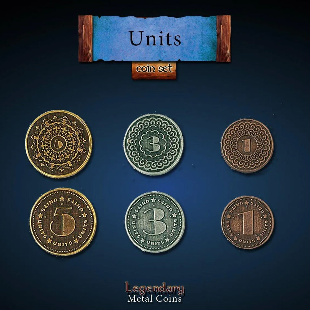 Legendary Metal Coins: Units - ZZGames.dk