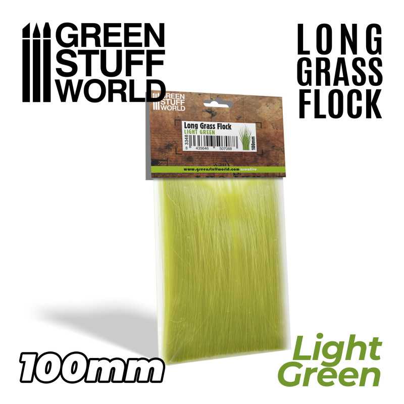 Long Grass Flock 100mm - Light Green