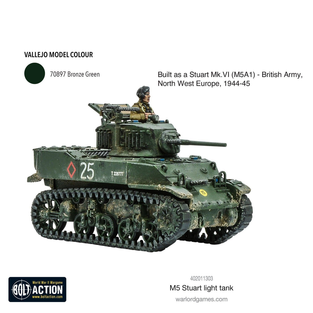 M5 Stuart Light Tank - ZZGames.dk