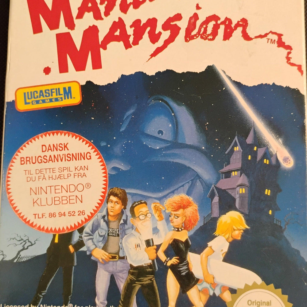 Maniac Mansion i æske (SWE) - ZZGames.dk