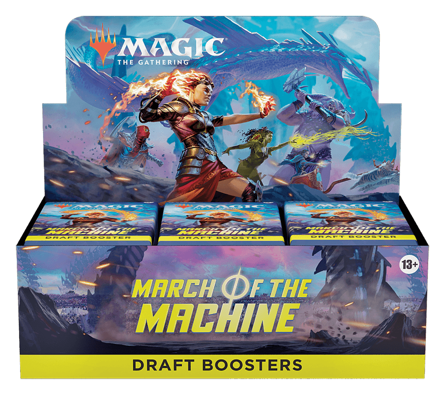 March of the Machine Draft Booster Display - ZZGames.dk