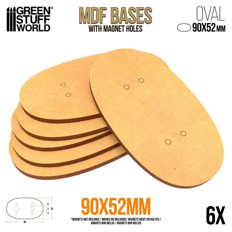 
                  
                    MDF Bases - Oval 90x52mm x6
                  
                