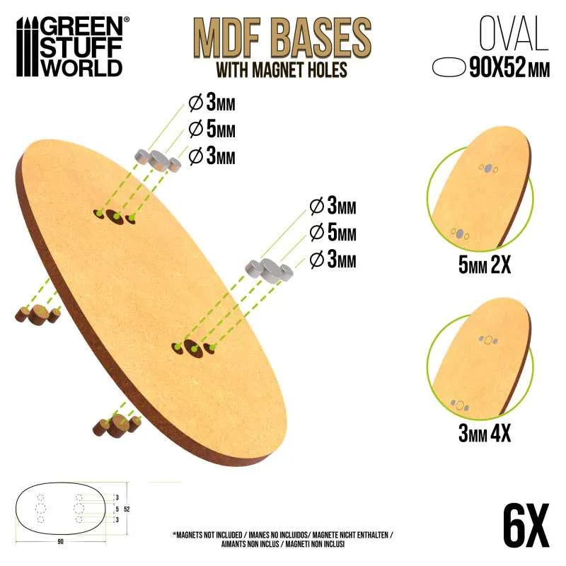 
                  
                    MDF Bases - Oval 90x52mm x6
                  
                