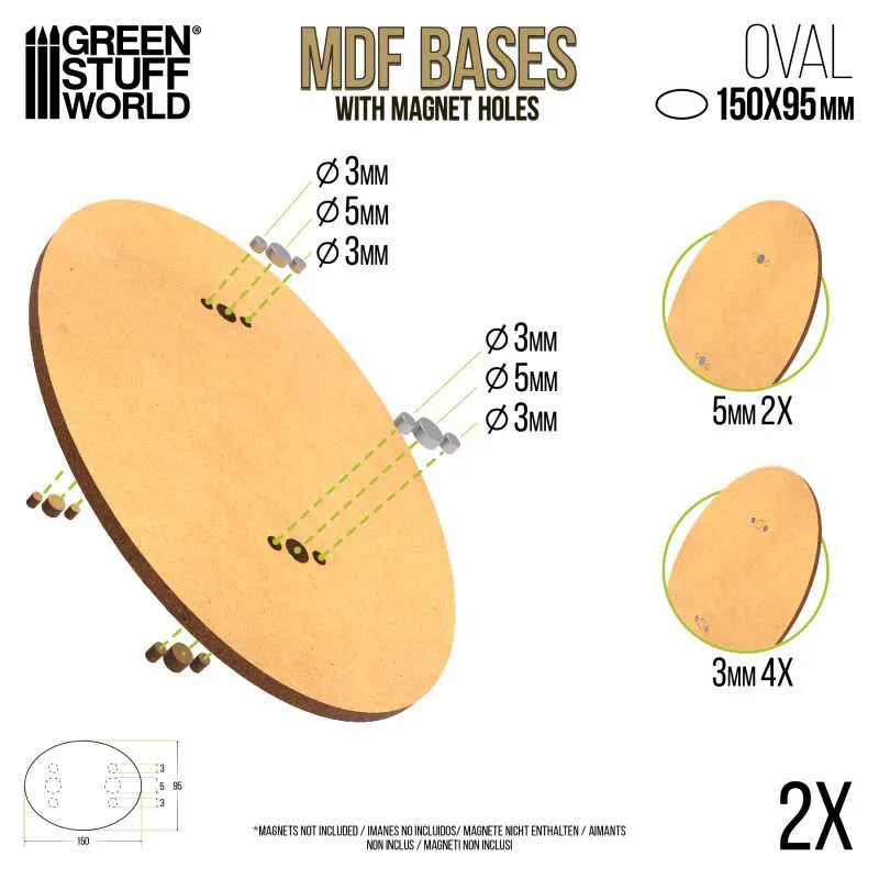 
                  
                    MDF Bases - Oval 150x95mm x2
                  
                