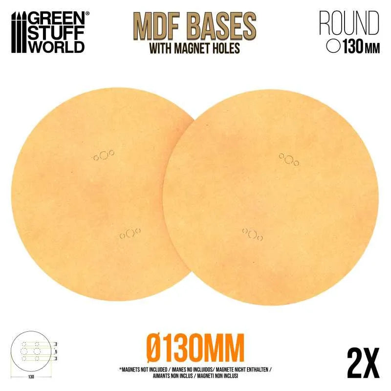 
                  
                    MDF Bases - Round 130mm x2
                  
                