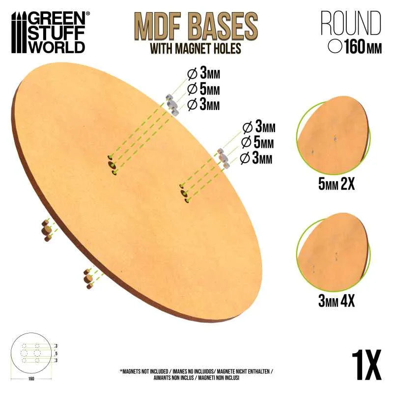 
                  
                    MDF Bases - Round 160mm x1
                  
                