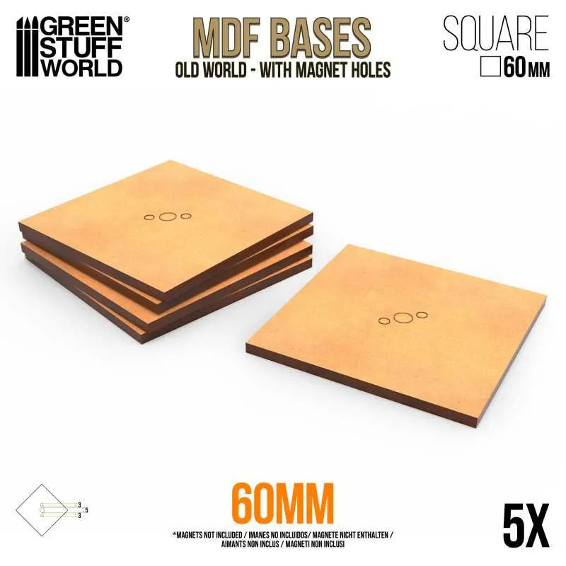 
                  
                    MDF Bases - Square 60mm x5
                  
                