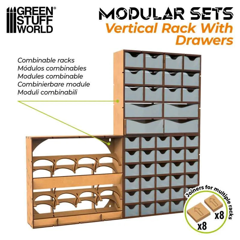 
                  
                    MDF Vertical rack with 30 Drawers
                  
                