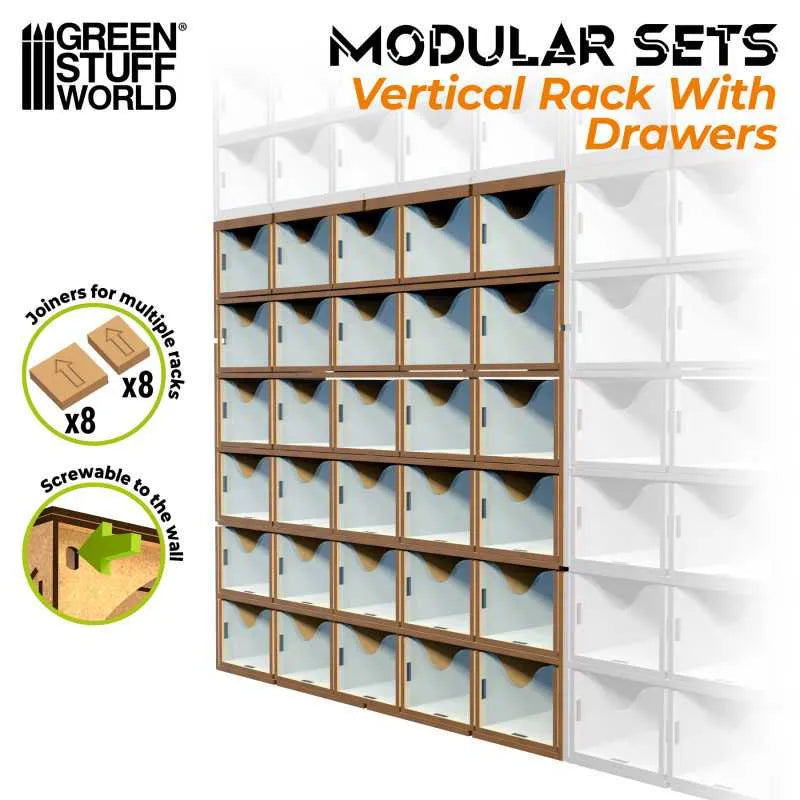 
                  
                    MDF Vertical rack with 30 Drawers
                  
                