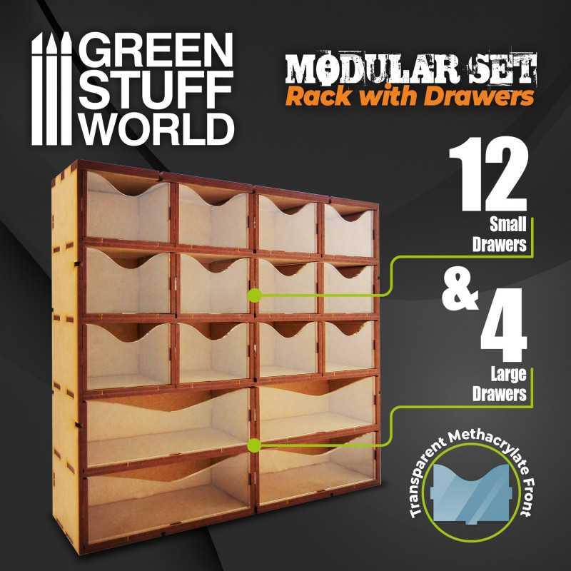 
                  
                    MDF Vertical rack with Drawers - ZZGames.dk
                  
                