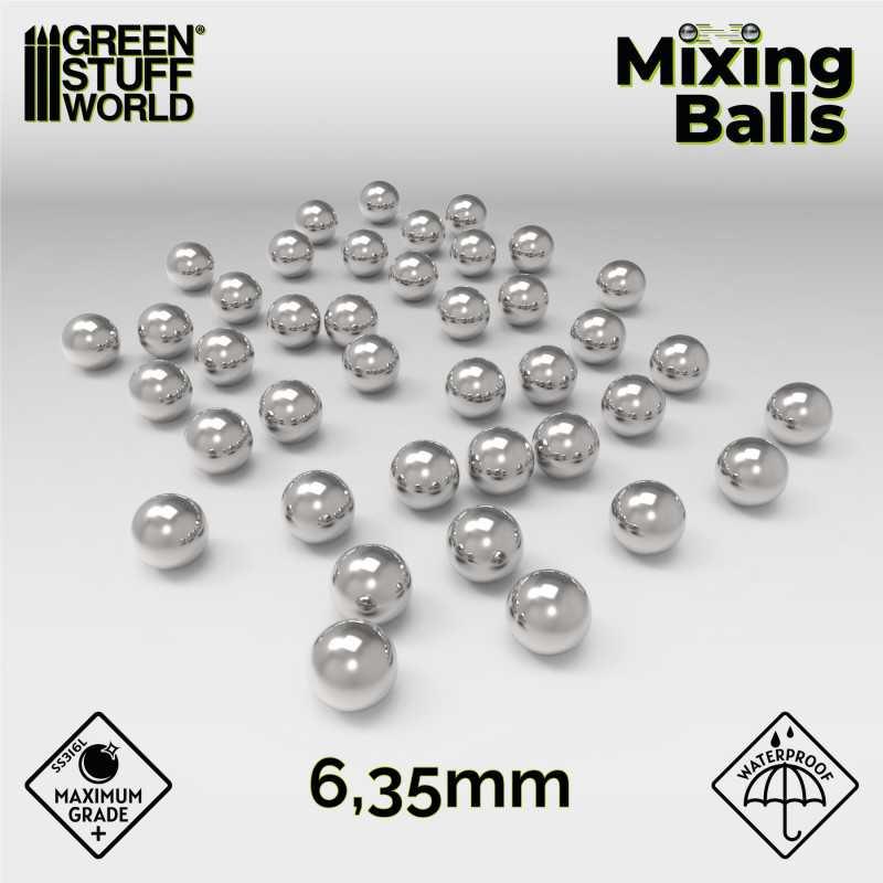 Mixing Balls 6.35mm - ZZGames.dk