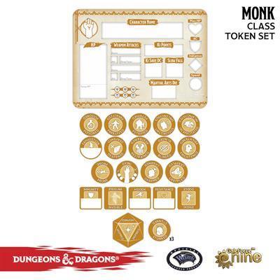 Monk Token Set - ZZGames.dk