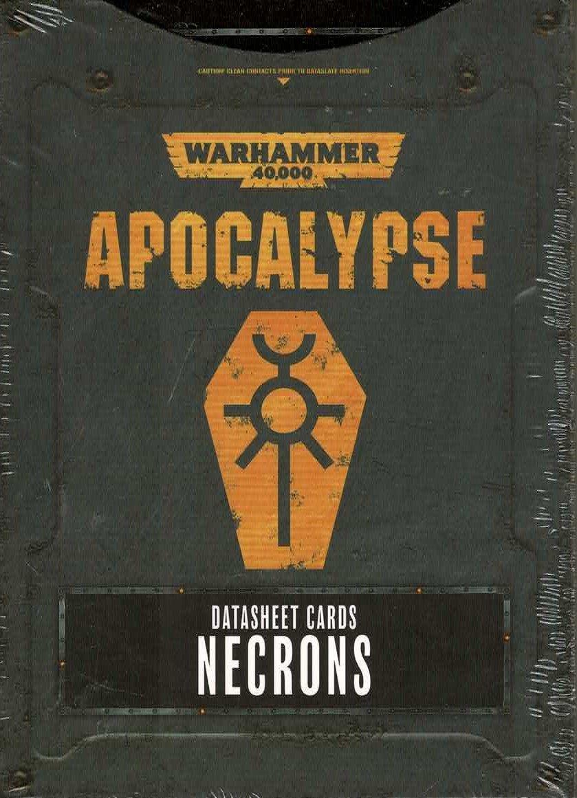 NECRONS DATASHEET CARDS - ZZGames.dk