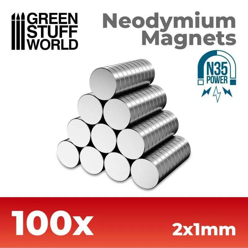 
                  
                    Neodymium Magnets 2x1mm - 100 units (N35) - ZZGames.dk
                  
                