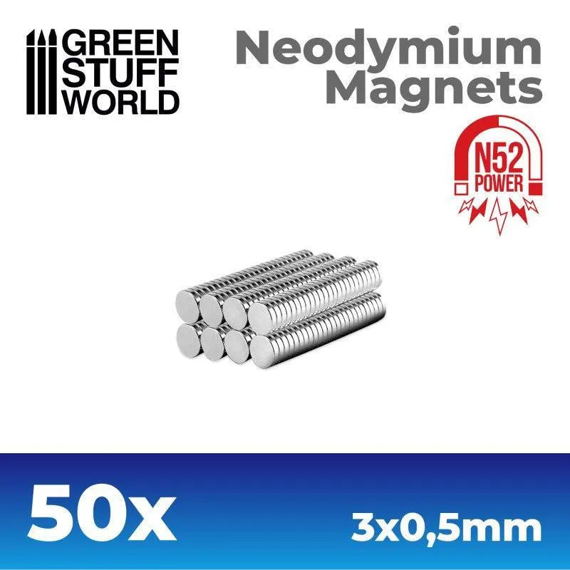 
                  
                    Copy of Neodymium Magnets 3x0'5mm - 50 units (N52) - ZZGames.dk
                  
                