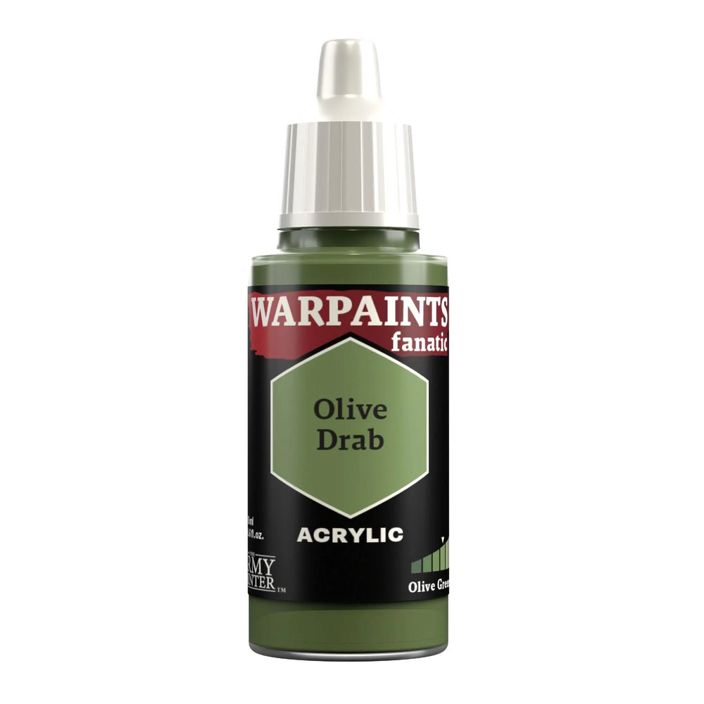 Olive Drab (Warpaints Fanatic Acrylics) - ZZGames.dk