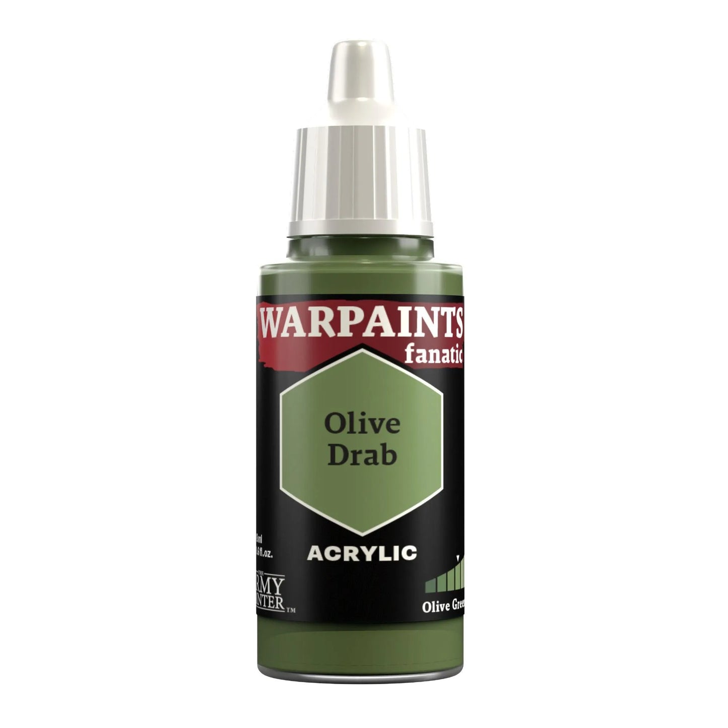 
                  
                    Olive Drab (Warpaints Fanatic Acrylics) - ZZGames.dk
                  
                