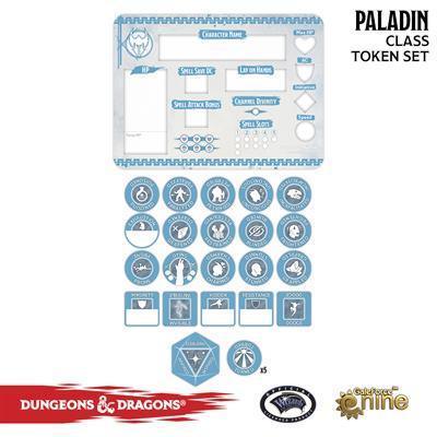 Paladin Token Set - ZZGames.dk